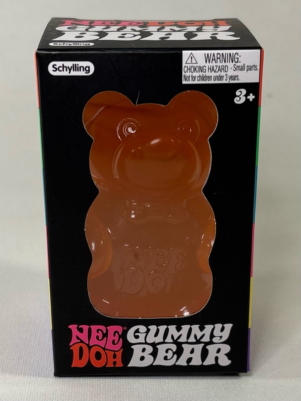 🧡 [BRAND NEW] NEE DOH GUMMY BEAR ORANGE VIRAL SQUISHY FIDGET TOY COLLECTIBLE 🧡